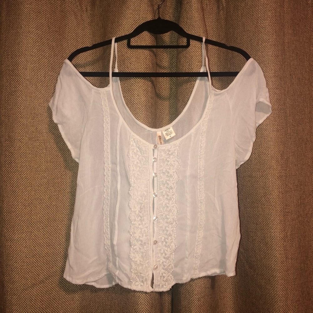 Cold Shoulder Boho Top